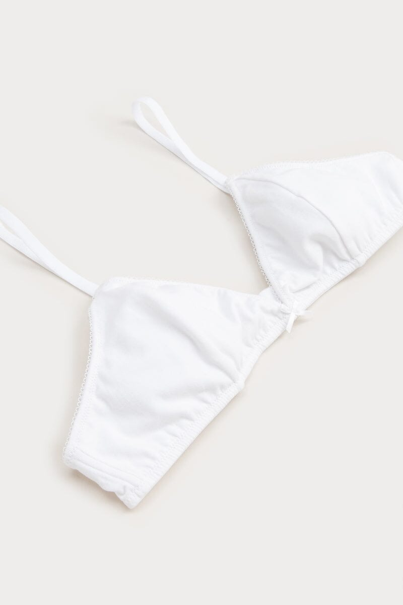 Hello Franki Solid Triangle Bralette for girls