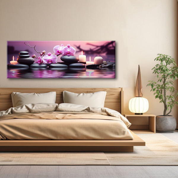 Feeby Obraz na płótnie, Kompozycja zen spa 90x30