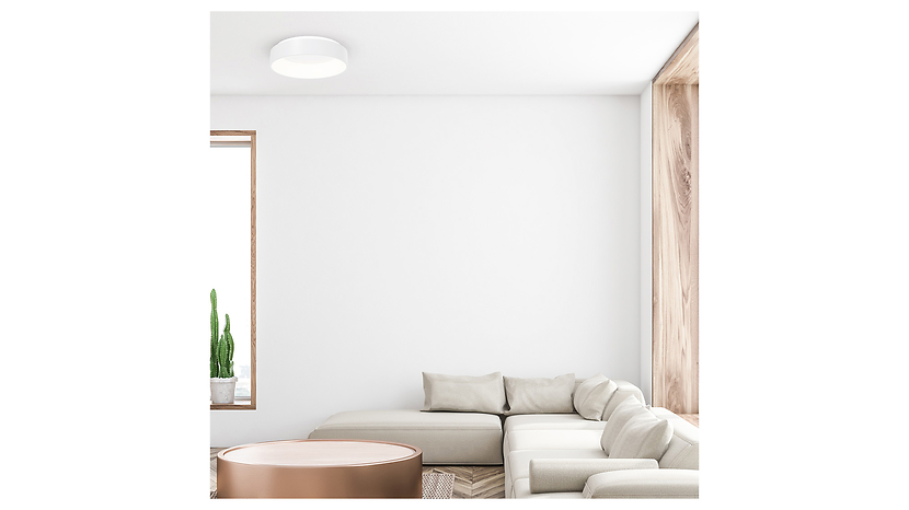Plafon Ohio LED metalowy biały