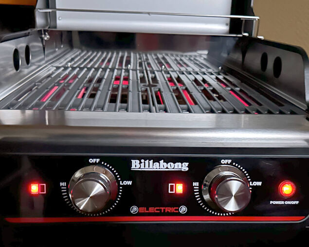 Billabong 2 Burner Electric BBQ on Cart