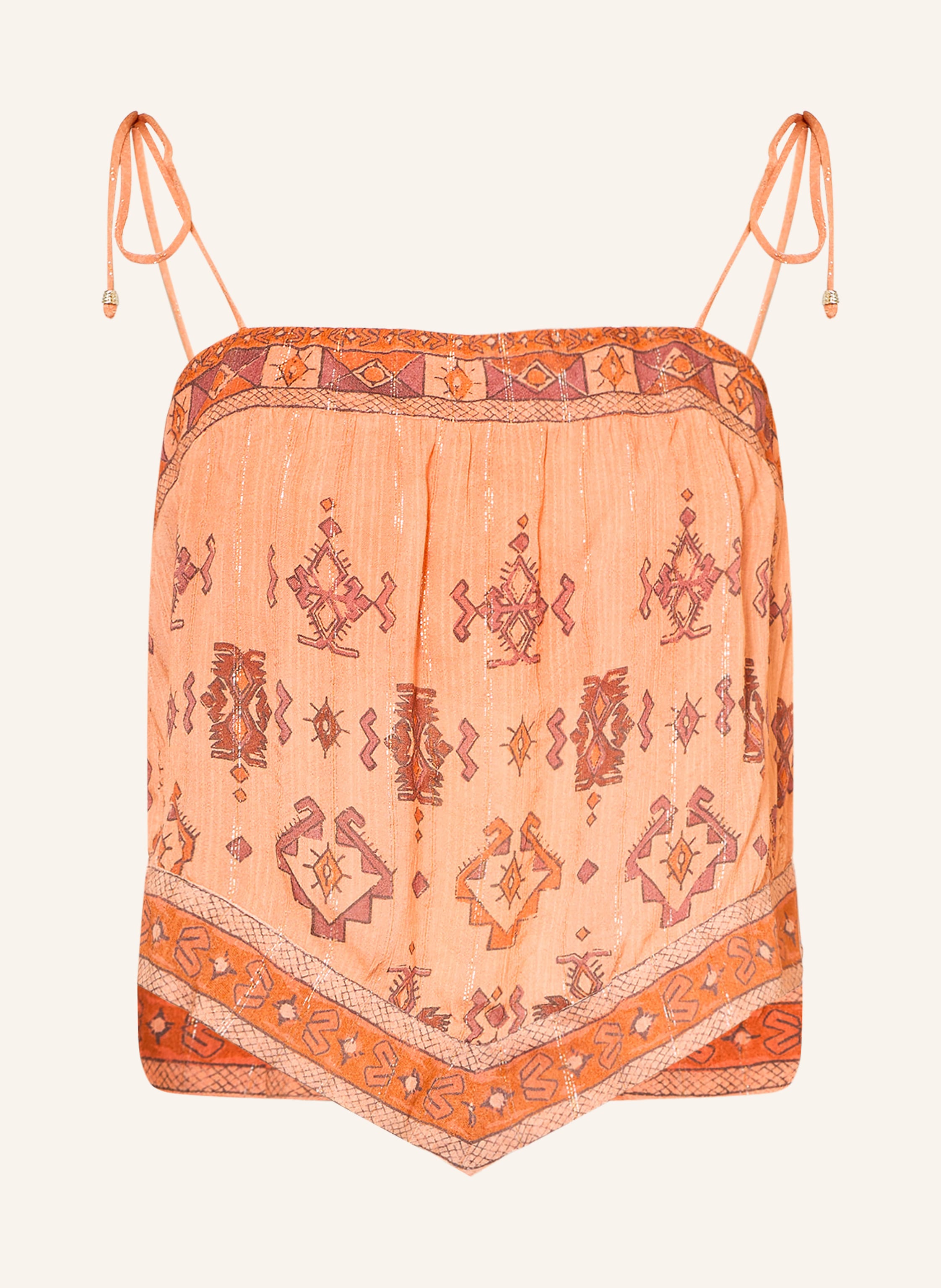 ba&sh Cropped-Top ZELI mit Glitzergarn