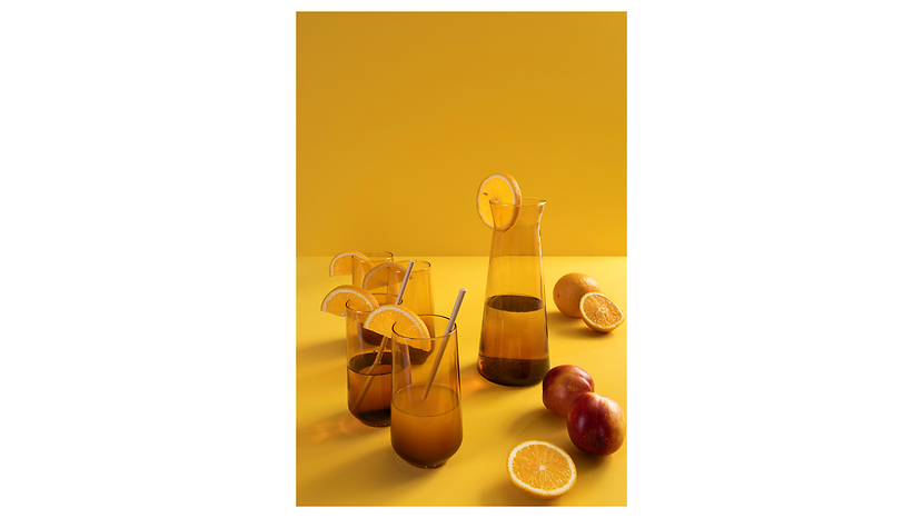 Szklanka Long Drink 470 ml bursztynowa