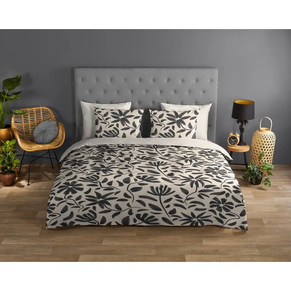 Good Morning Emilia Dekbedovertrek Off-White-1-persoons (140 x 200/220 cm)