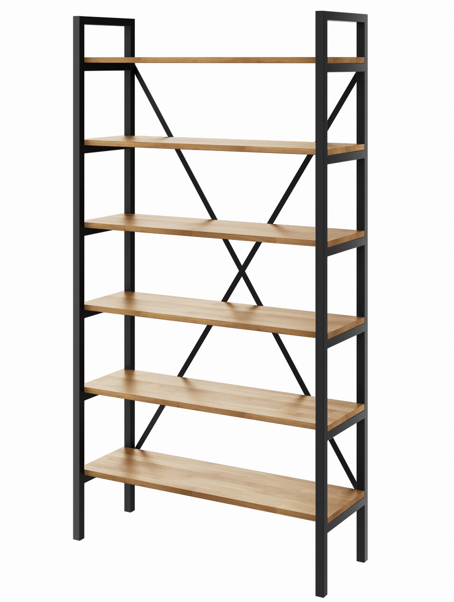 Regał Medium Industrial Loft na książki D6 190x60x30 cm