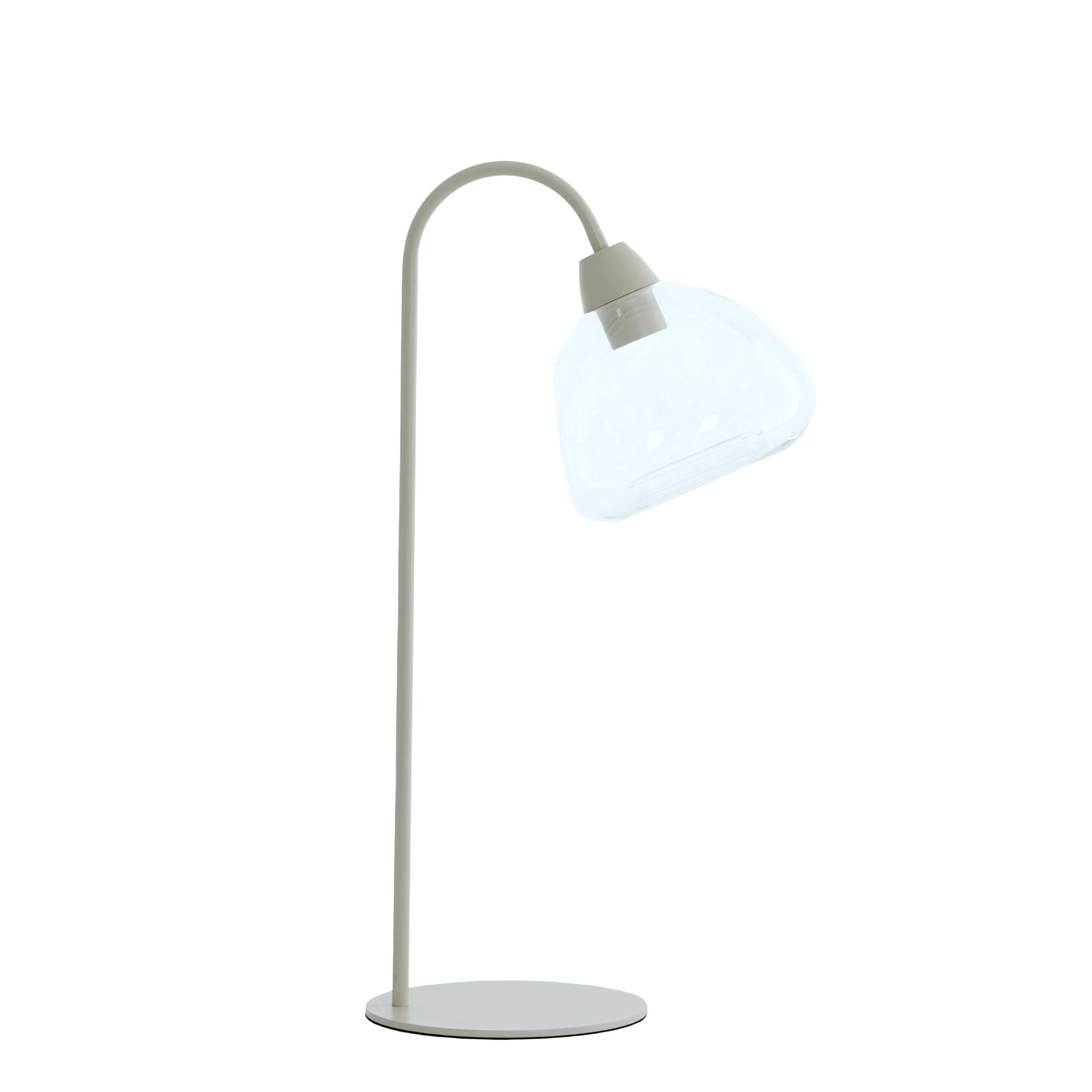 Light & Living tafellamp Bisho - wit - 31.5x20x61cm