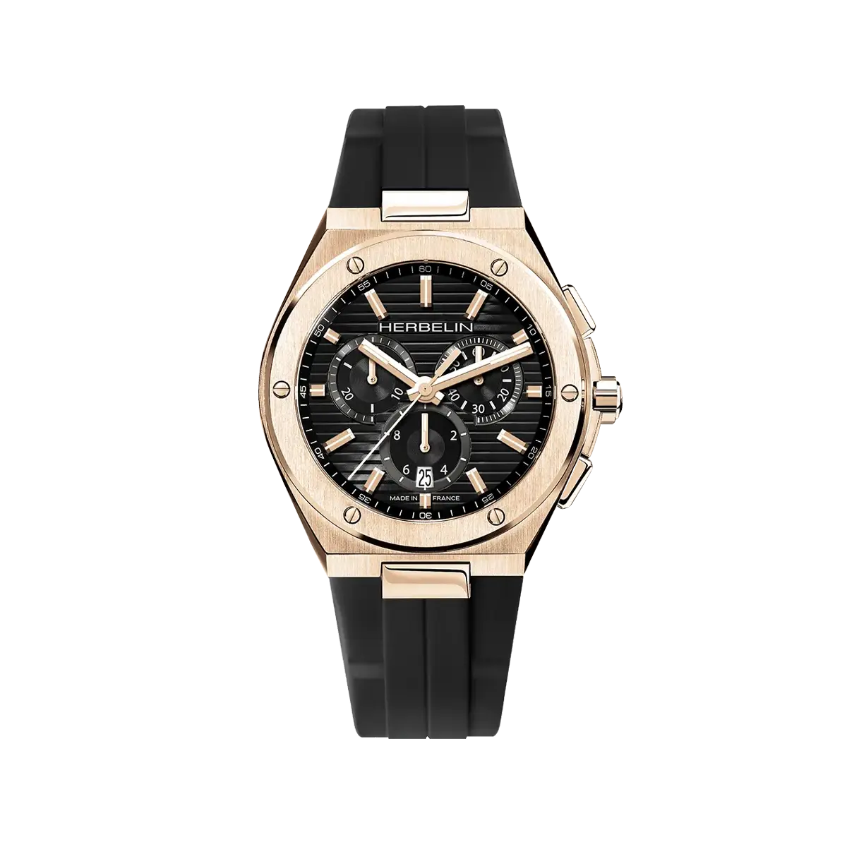 CAP CAMARAT – CHRONOGRAPHE – NOIR & PVD OR ROSE