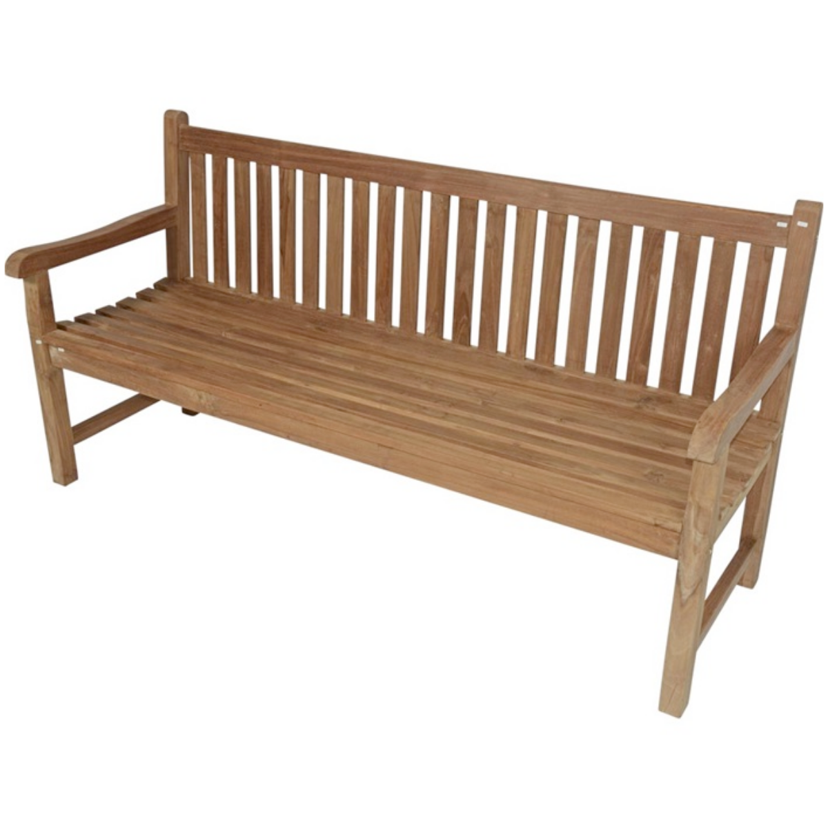 Lesli Living - Teak tuinbank rechte rug 180 cm