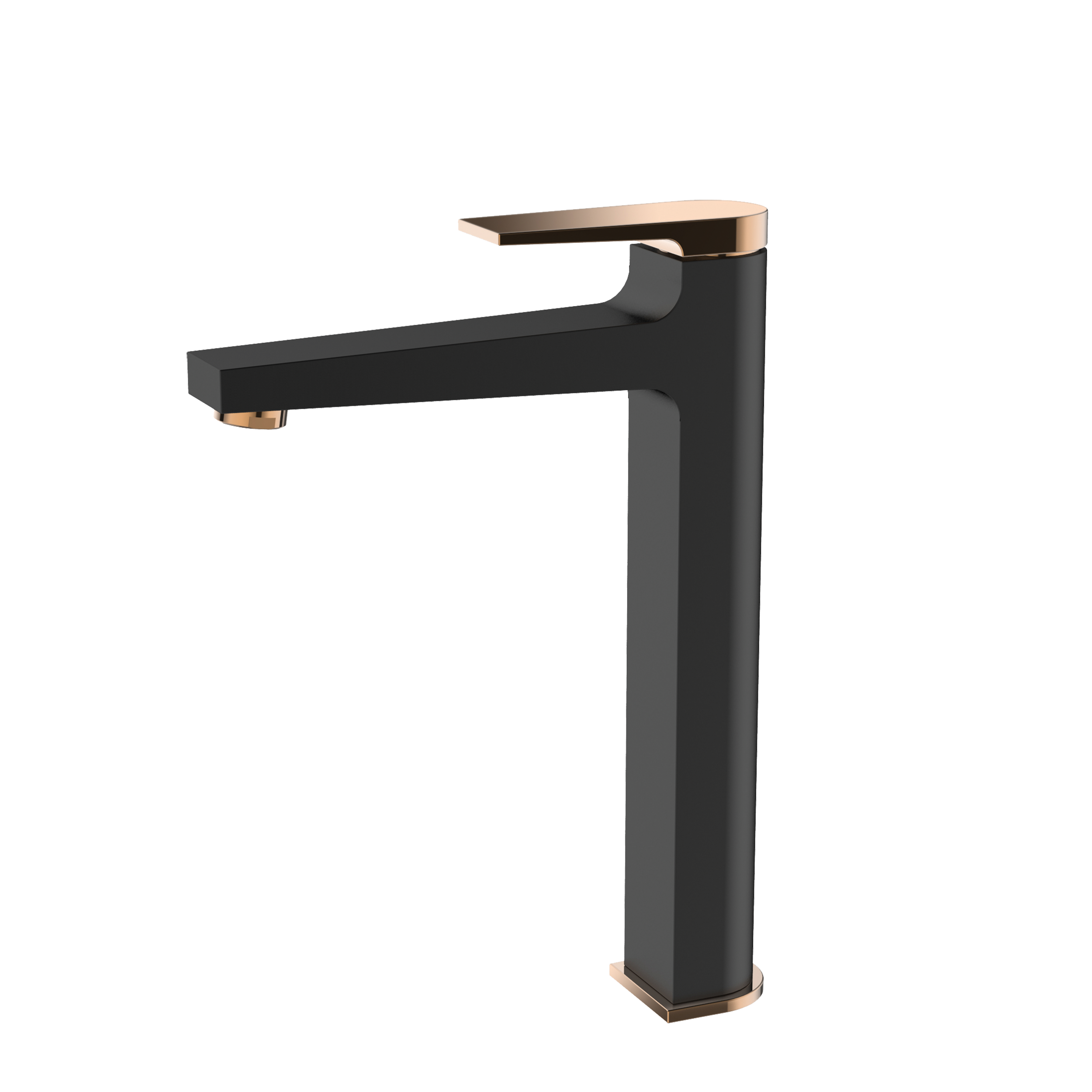 Bateria Umywalkowa Wysoka Midnight Invena Trend, Black/Gold