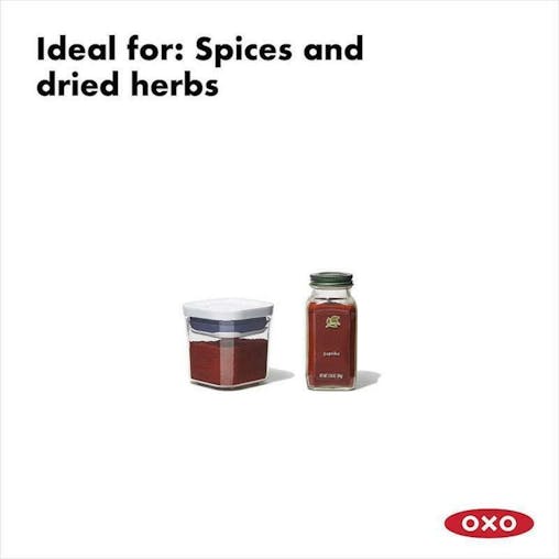 Oxo Good Grips 2.0 Mini Container Set 4 Piece Air Tight Pop 4Pc