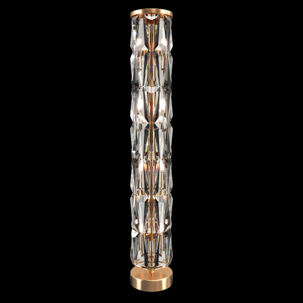Lampa podłogowa mosiężno-złota PUNTES 8xE14x60W wym:126,5x20x20cm Maytoni
