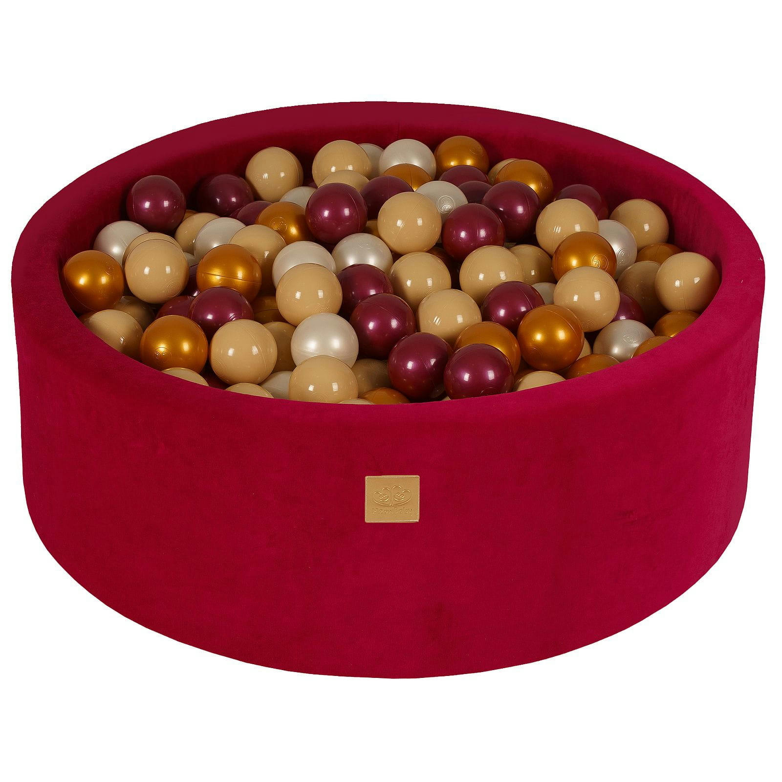 - Magenta Piscine à balles Perle bordeaux/Doré/Perle blanche/Beige H30cm