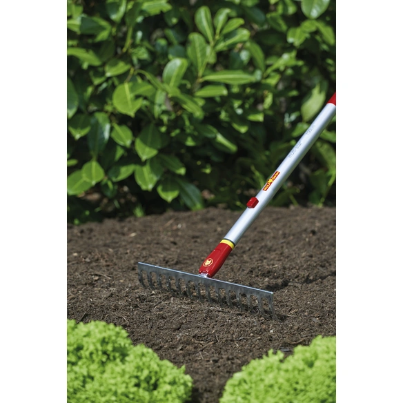 Rechen »multi-star®«, rot, Stahl, Arbeitsbreite: 35 cm