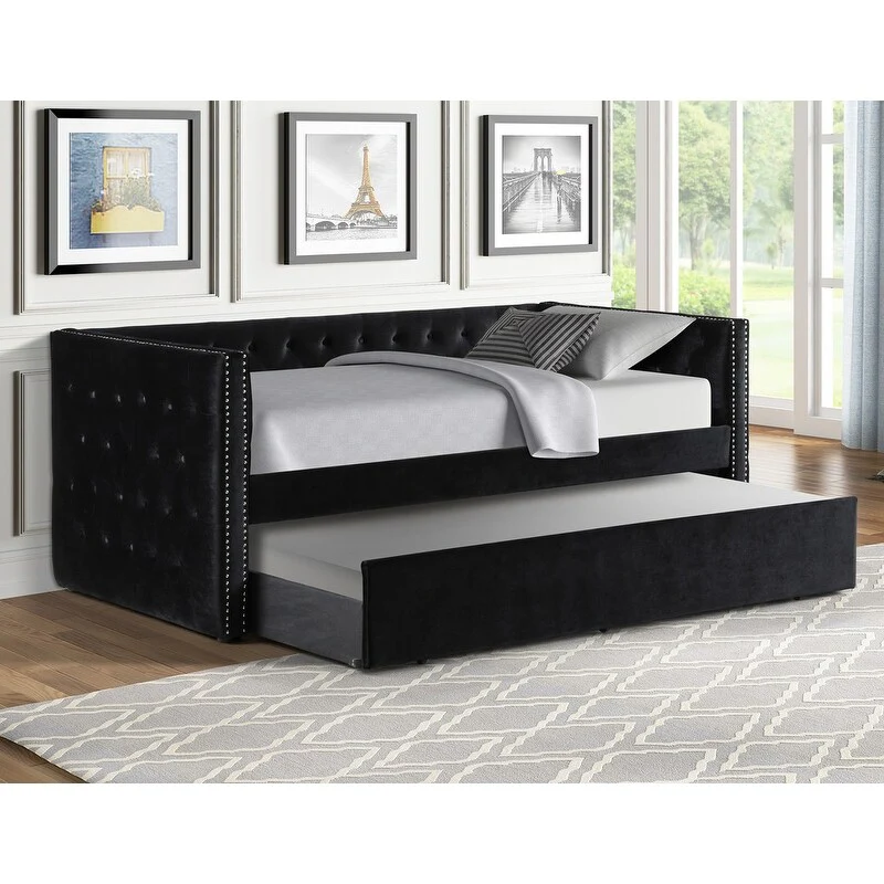 Best Master Furniture Tufted Twin Day Bed