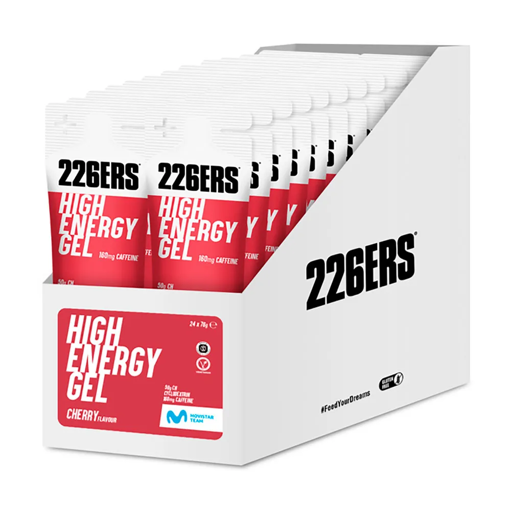 226ERS High energy gels box cherry 76g 24 units