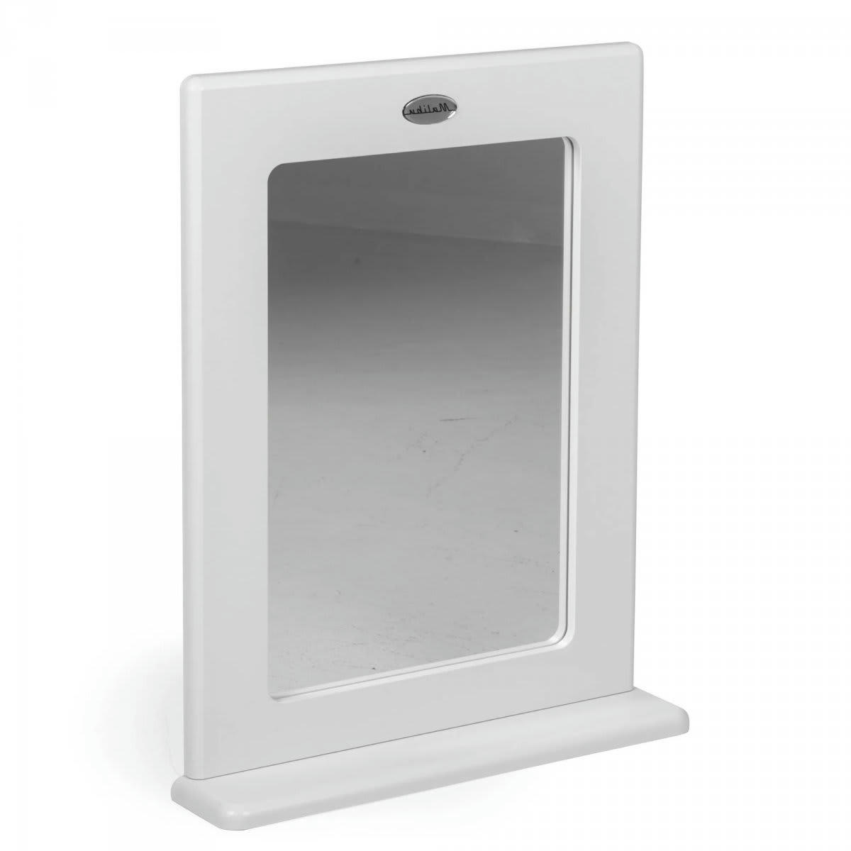 MALIBU - Miroir salle de bain 80x60cm avec étagère