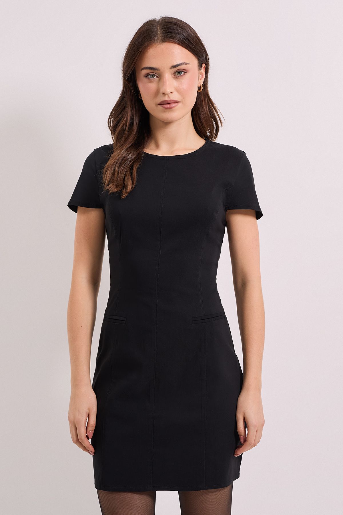Dorothy Perkins Bengaline Cap Sleeve Mini Dress