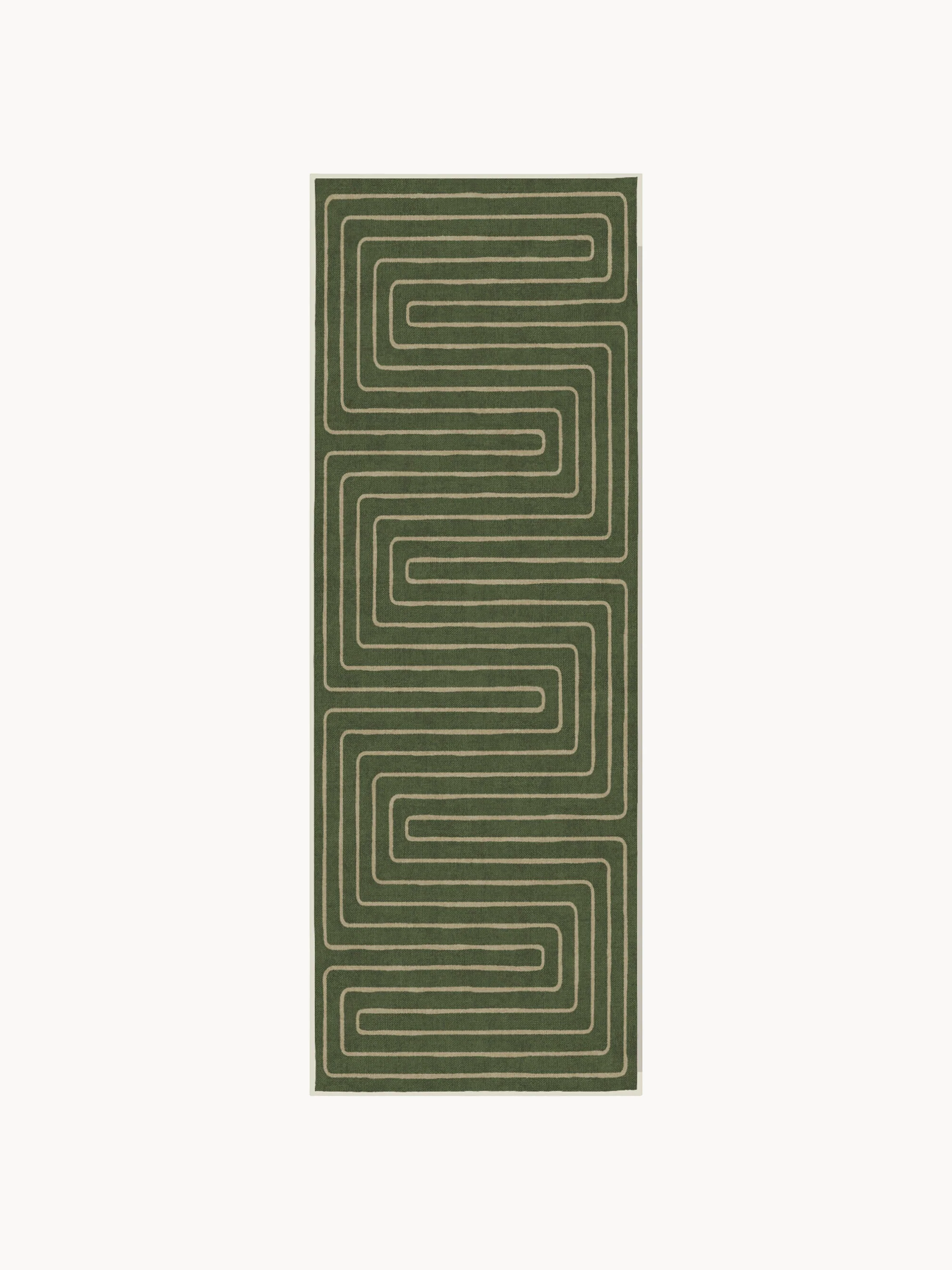 Waschbarer Läufer Labyrinth von Jonathan Adler