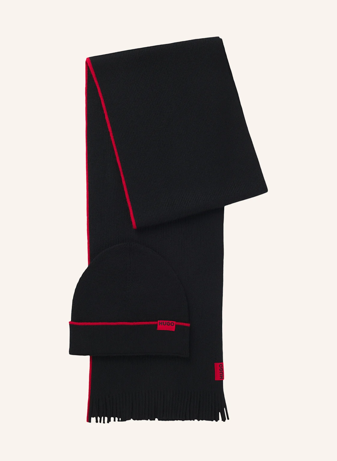 HUGO Schal ZASCHEL SET
