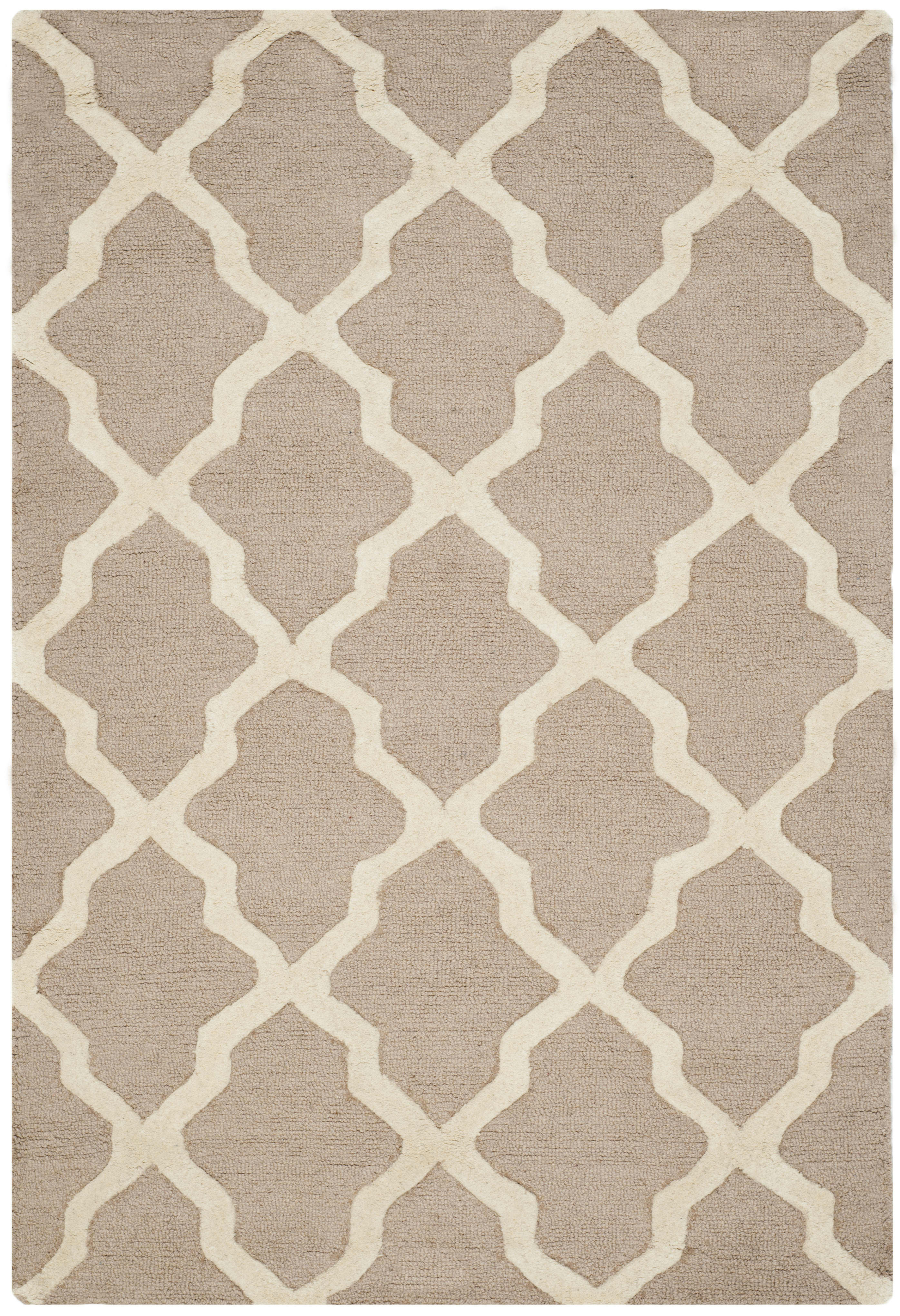 CAMBRIDGE - Tapis de salon interieur en beige & ivoire, 122 x 183 cm
