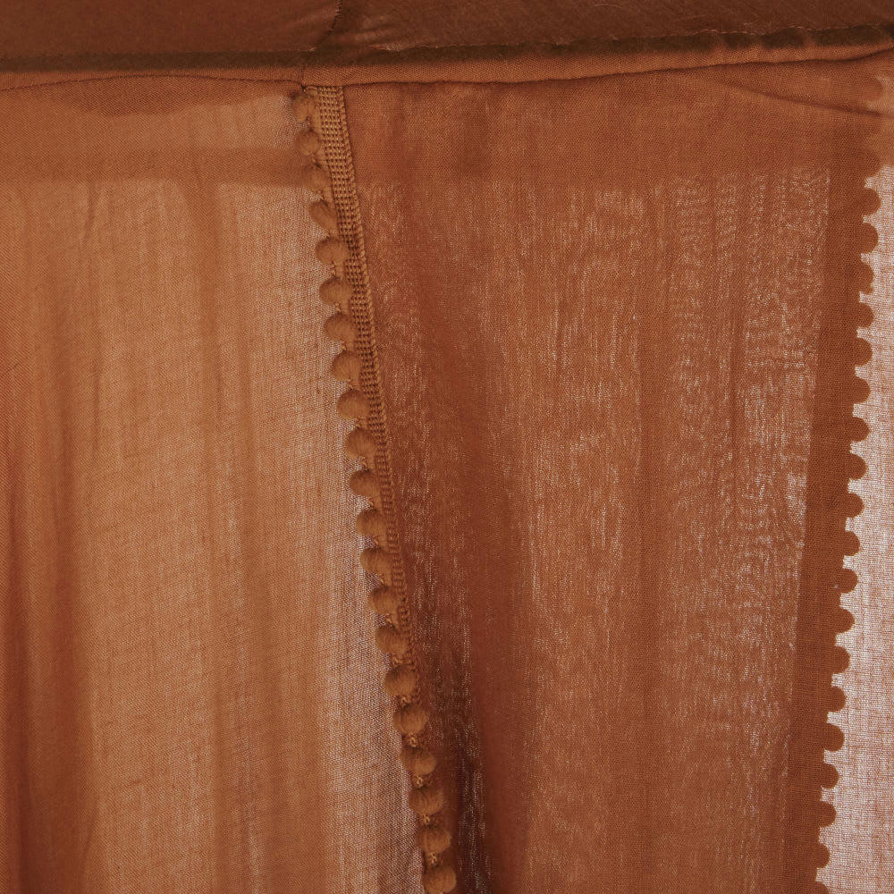 YUMA - Ciel de lit enfant marron caramel