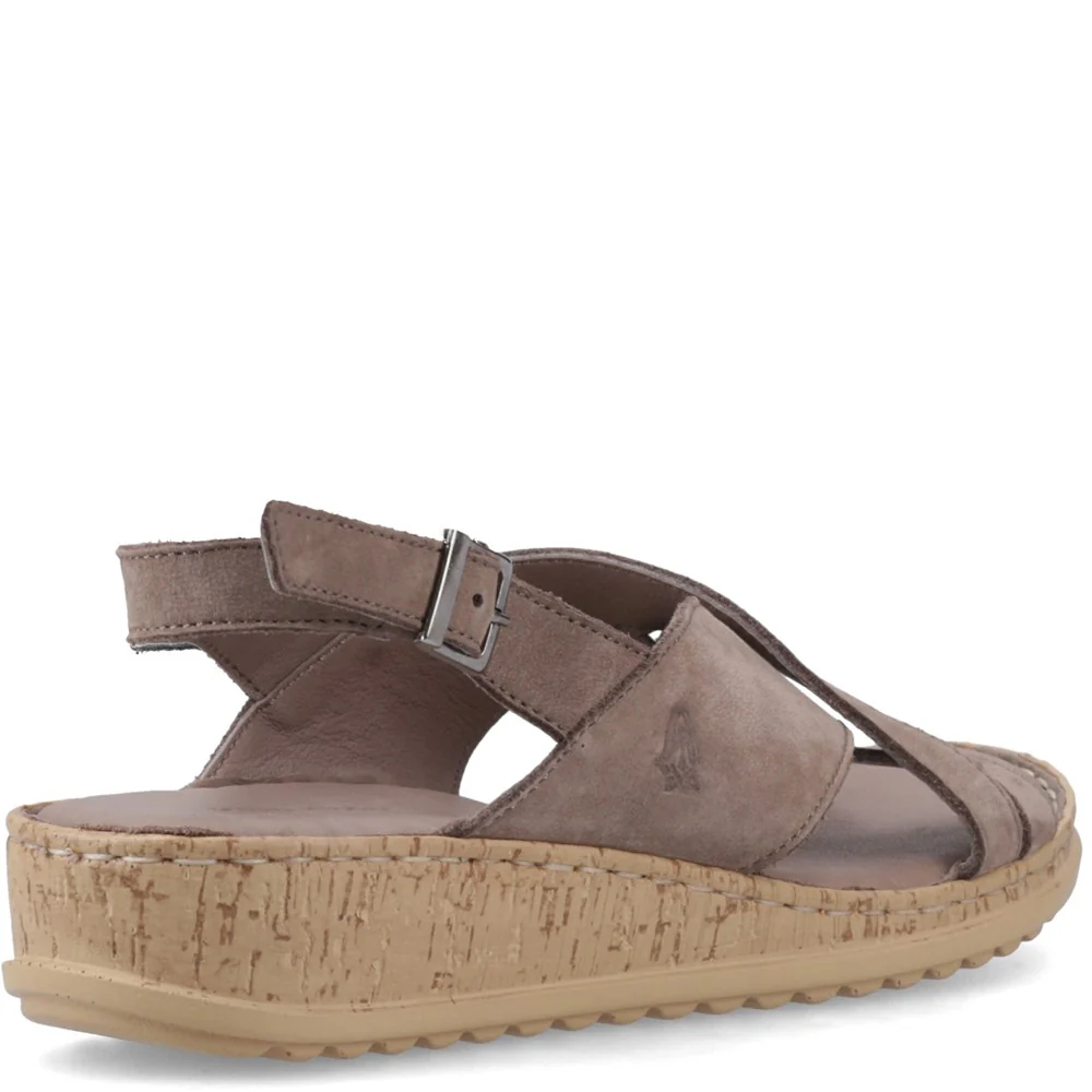 Hush Puppies Elena Cross Over Wedge Sandal