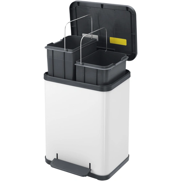 Abfalleimer »Öko duo Plus M«, schwarz, mit Softclose, 18 l