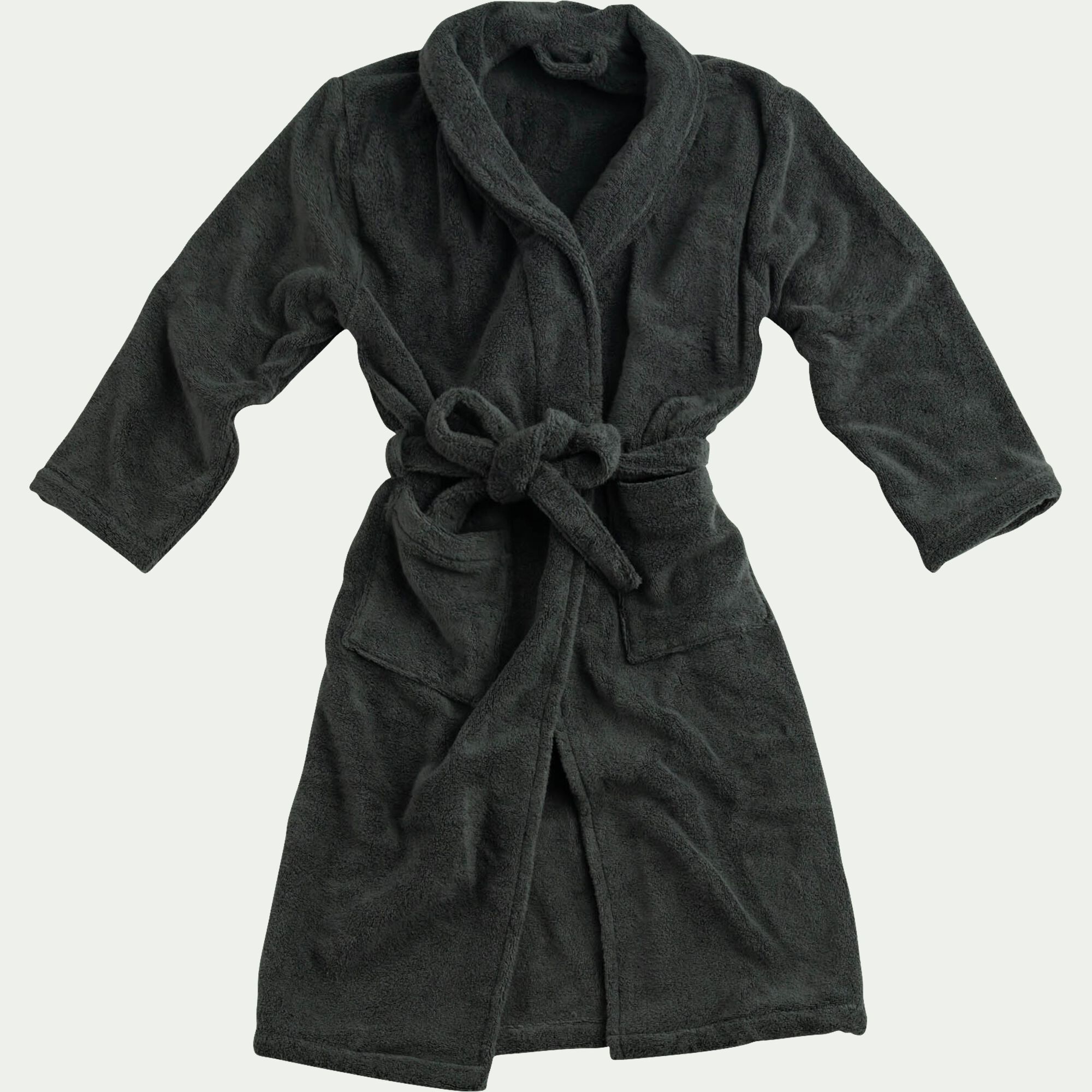 COCON - Peignoir en coton S/M- vert