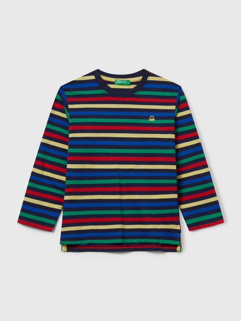 Long sleeve striped t-shirt