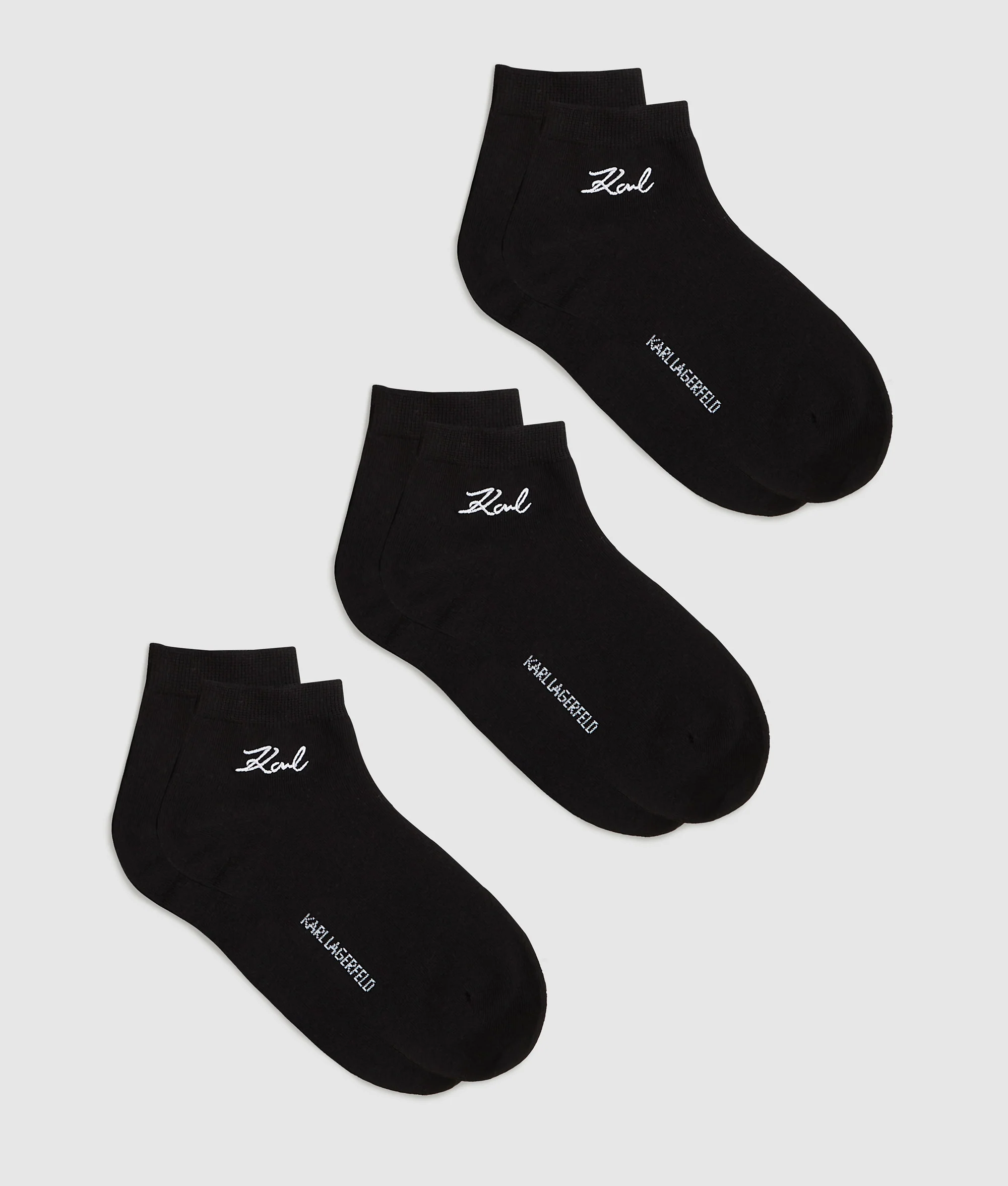 Chaussettes courtes signées – lot de 3