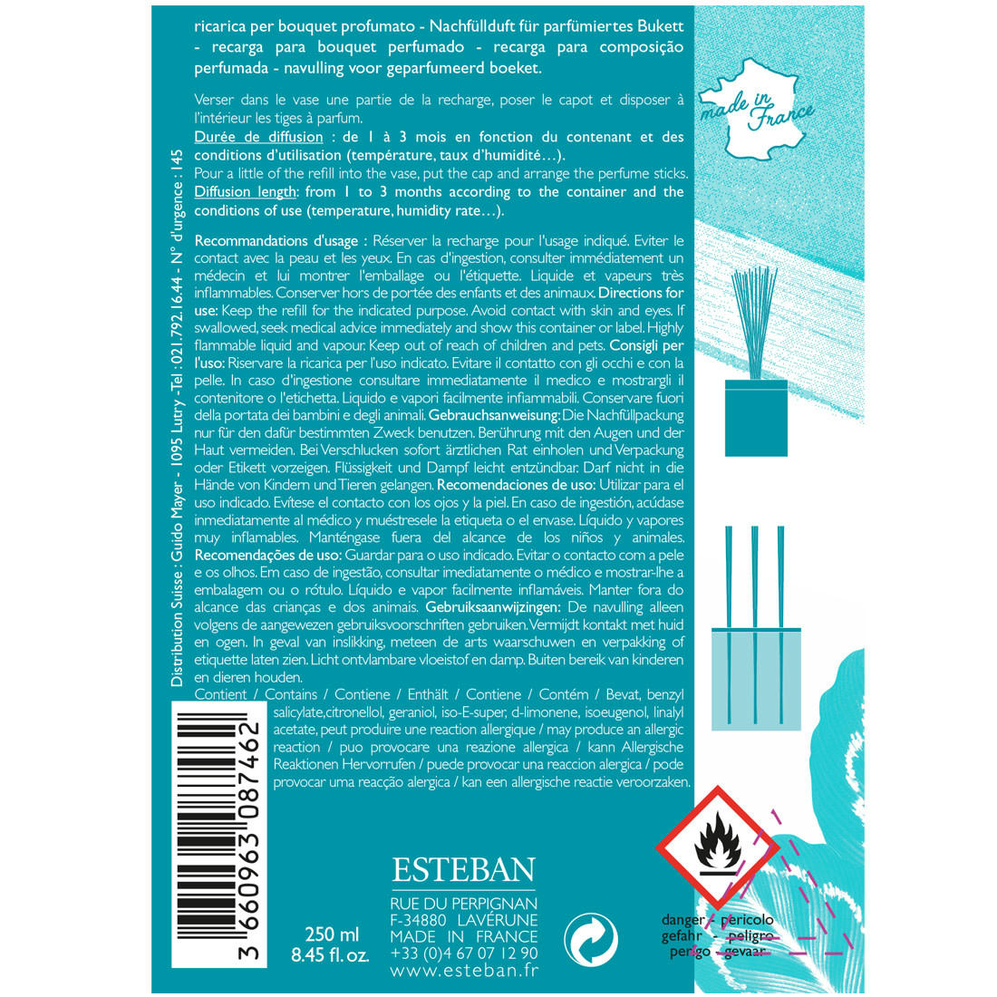 YLANG YLANG - Recharge bouquet 250ml