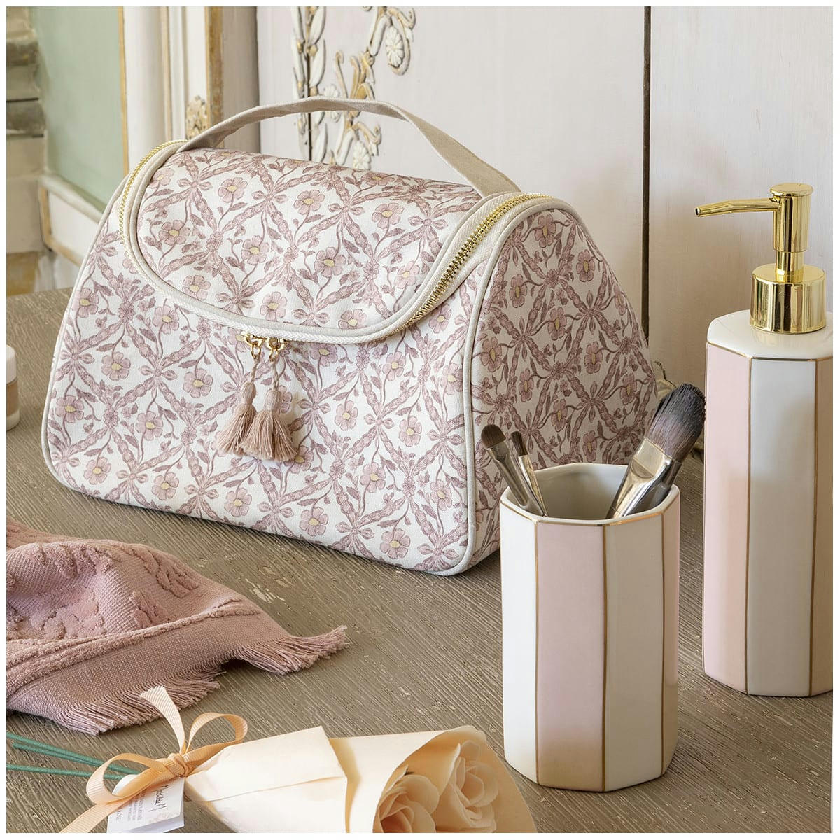 - Vanity Entrelacs Fleuri - Grand modèle