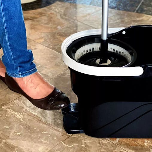 White Magic Spin Mop Duo w/ Bucket