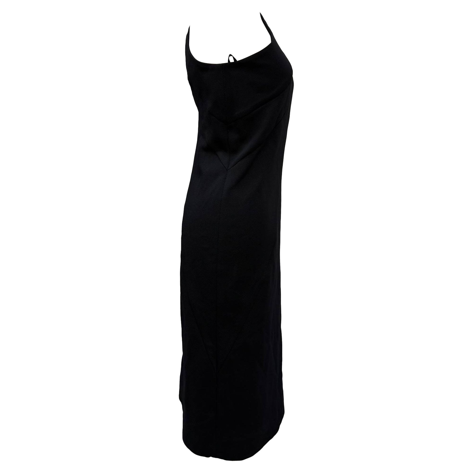 Diane Von Furstenberg Preloved One Shoulder Knee Length Dress in Black Polyester
