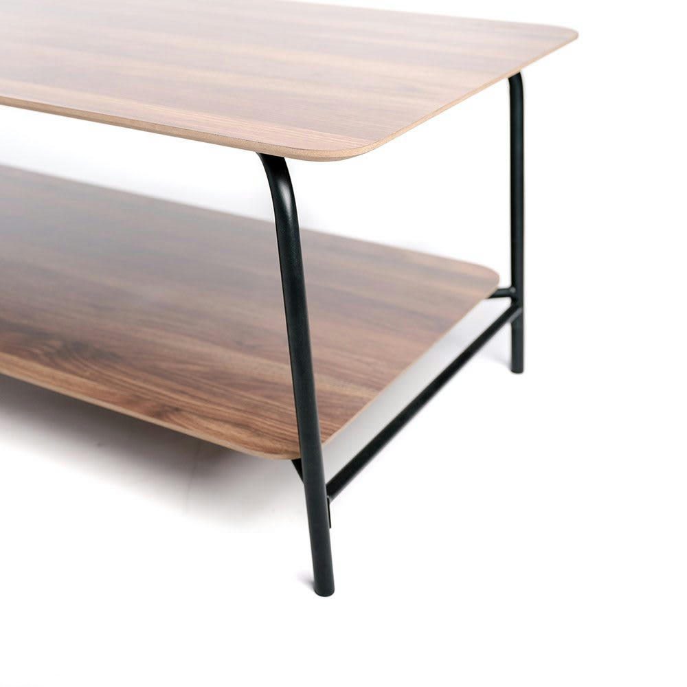 - Table basse 2 étages bois