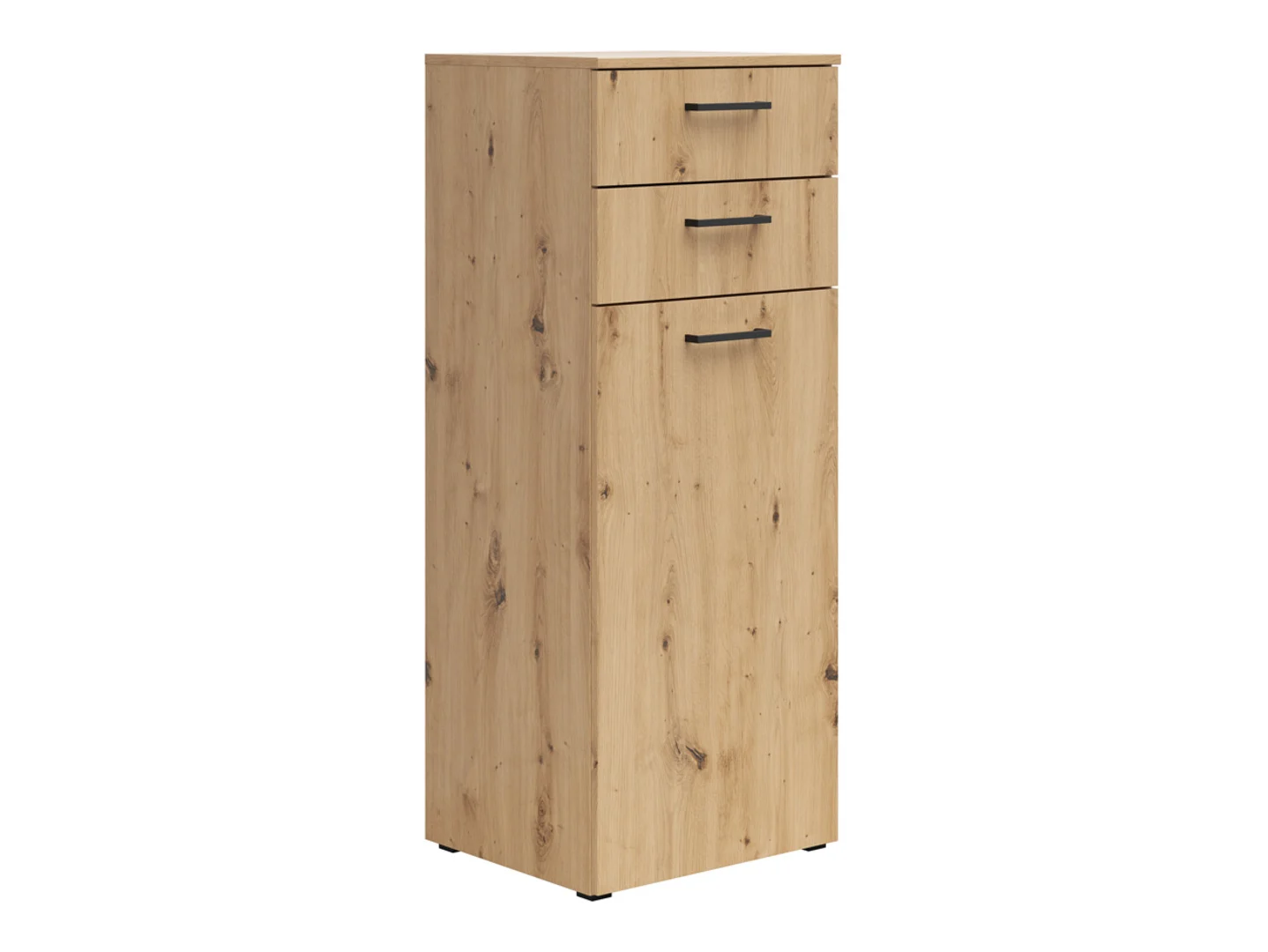Komoda MultiDo 45 cm z drzwiami i 2 szufladami dąb artisan