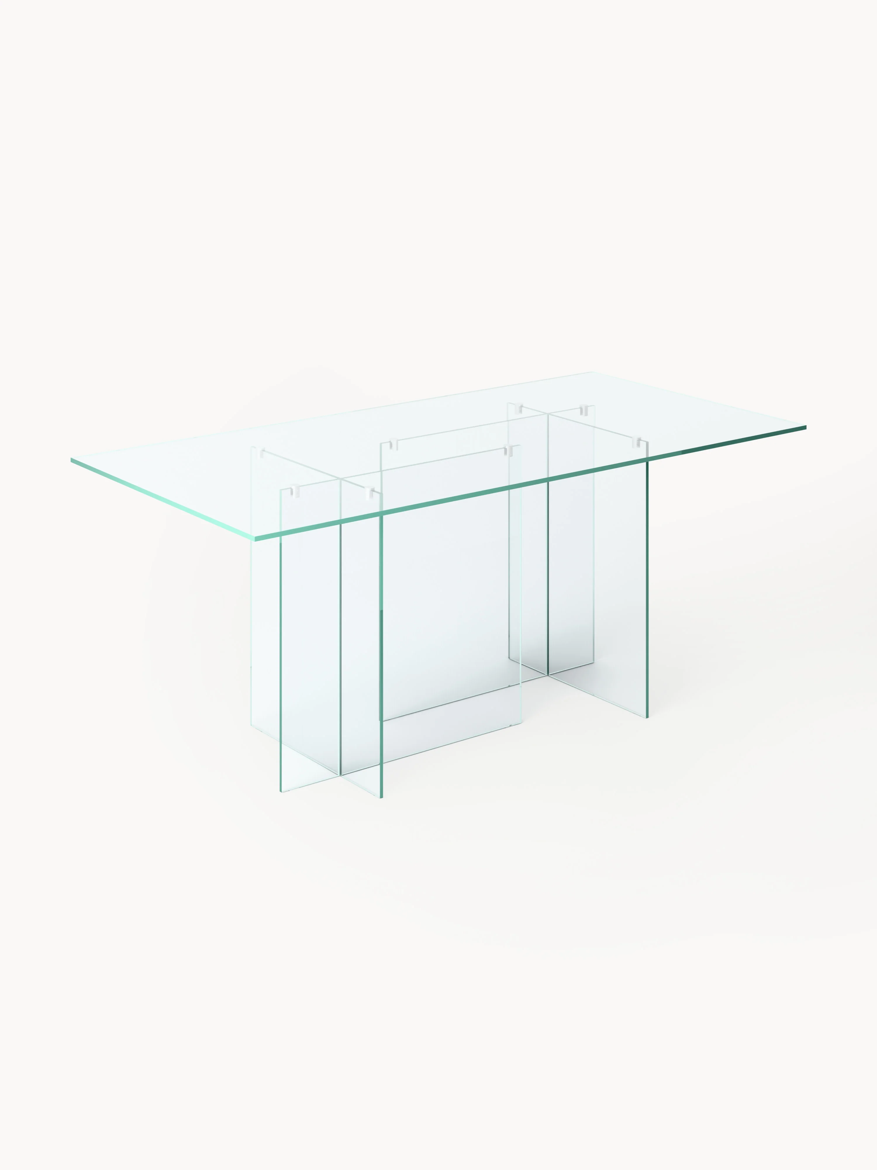 Esstisch Anouk aus Glas, 180 x 90 cm