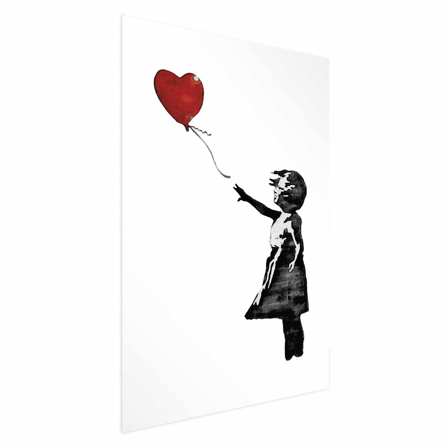 Plakat Banksy: Dziewczynka 21x30 cm