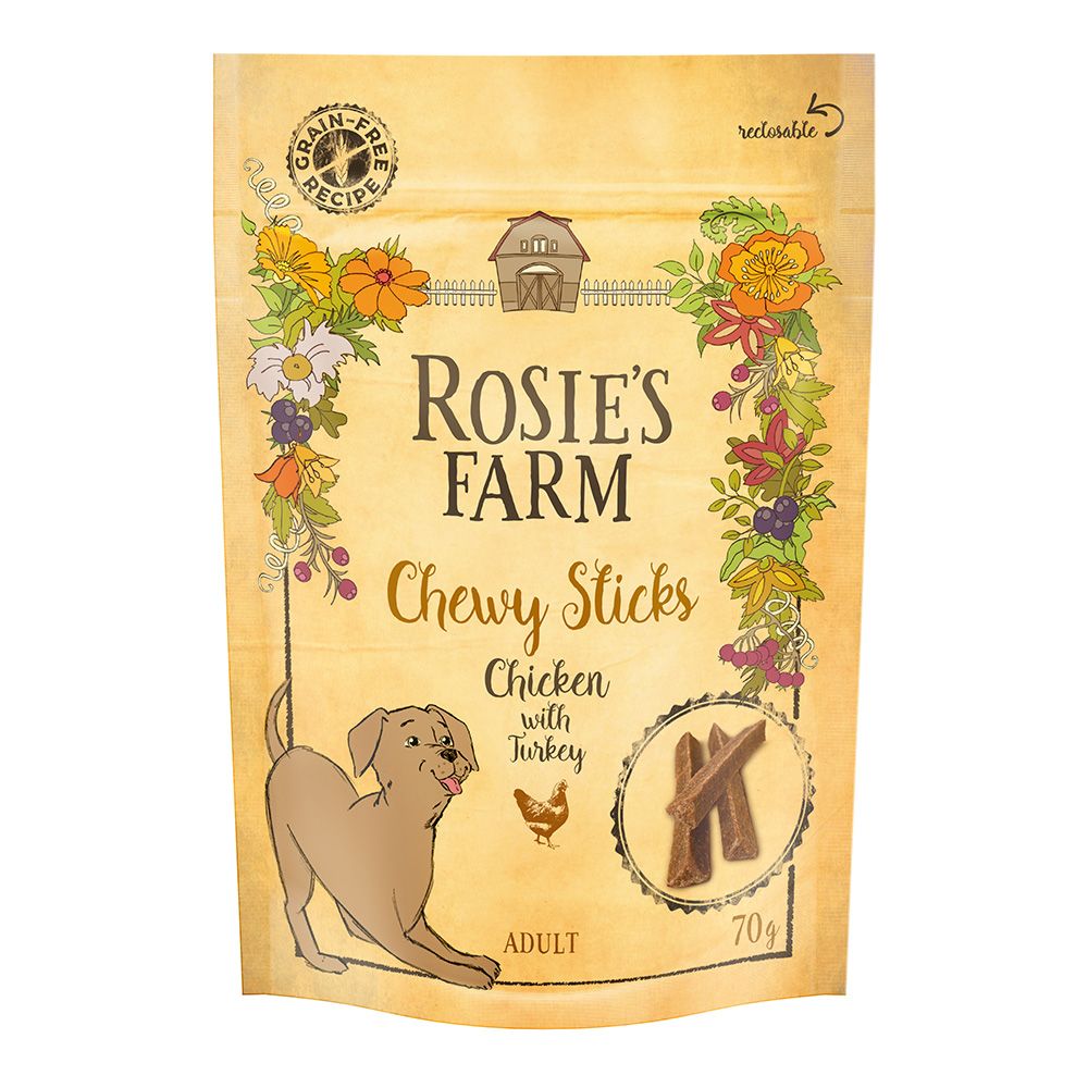 Rosie's Farm Chewy Sticks - Chicken with Turkey