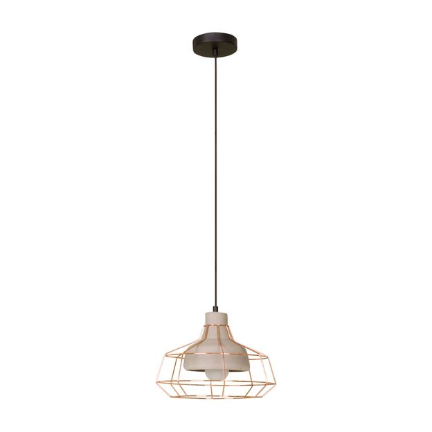 LUMINÁRIA DE TETO 30 CM BETON STRUKTUR