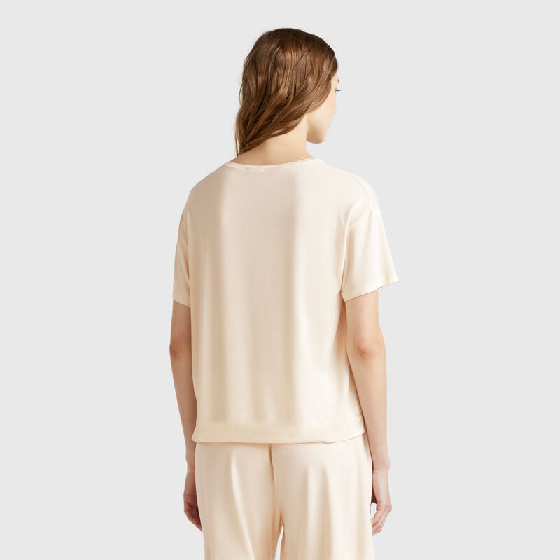 T-shirt in stretch Modal