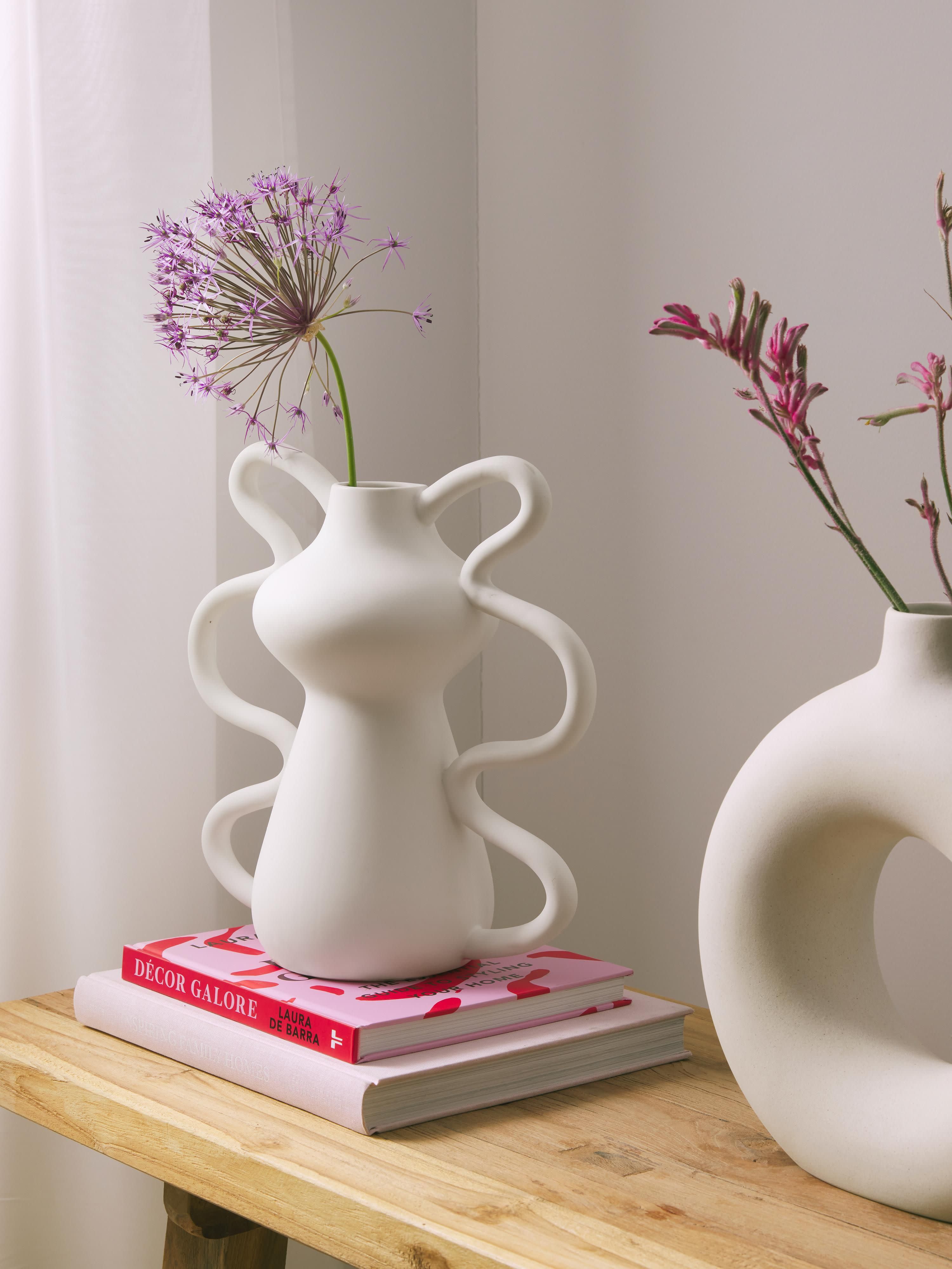Design-Vase Luvi in organischer Form, H 32 cm