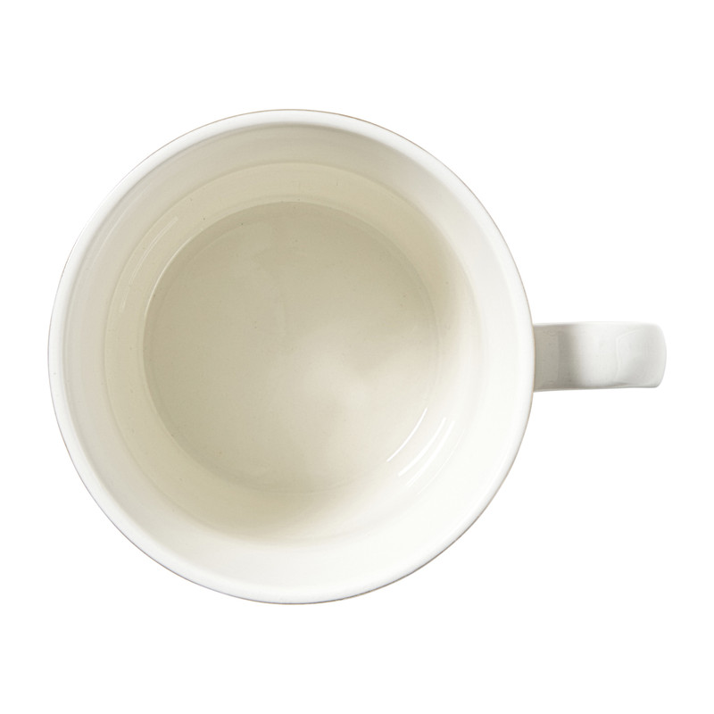 Mok Mirna ruit - rood/wit - 360 ml