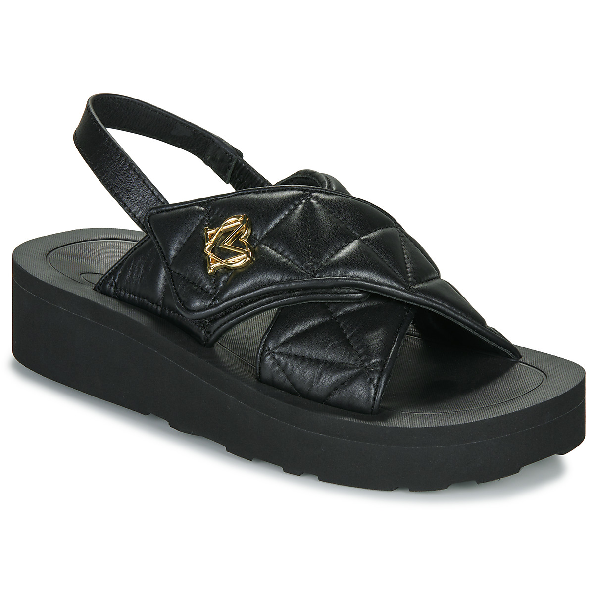 Love Moschino - WAVE SANDAL - Black