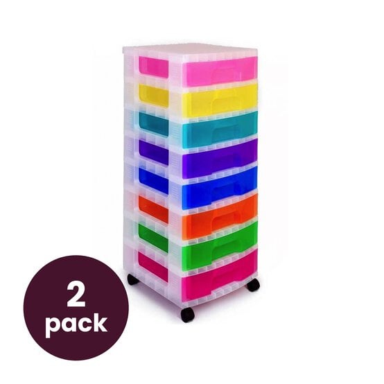 Really Useful Rainbow Storage Tower?2 Pack Bundle