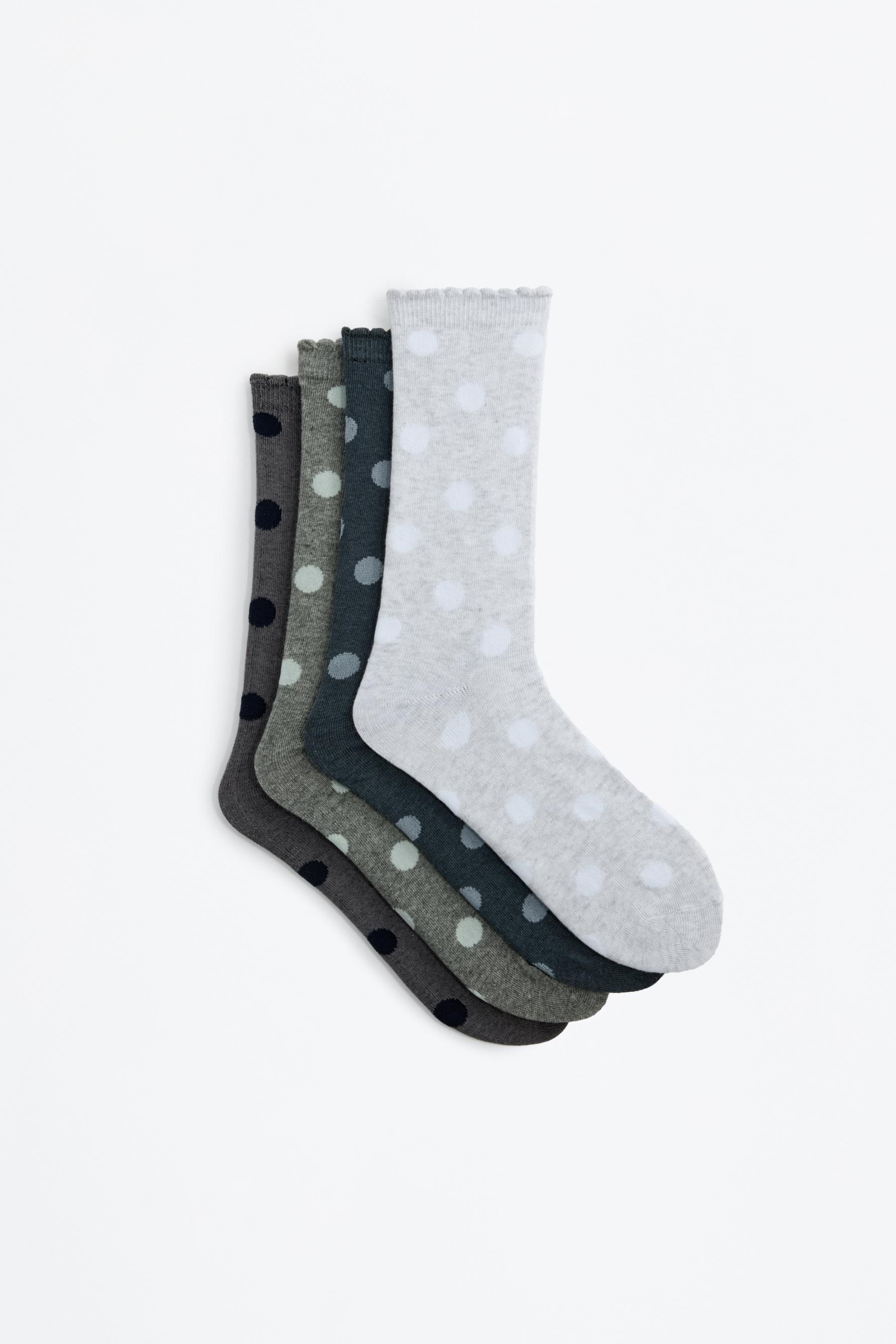Calcetines largos estampados (Pack 4)