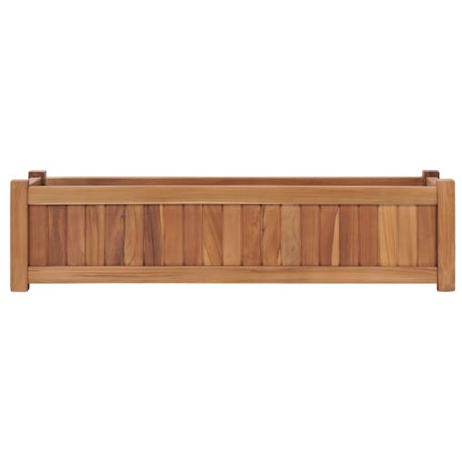 NNEVL Raised Bed 100x30x25 cm Solid Teak Wood