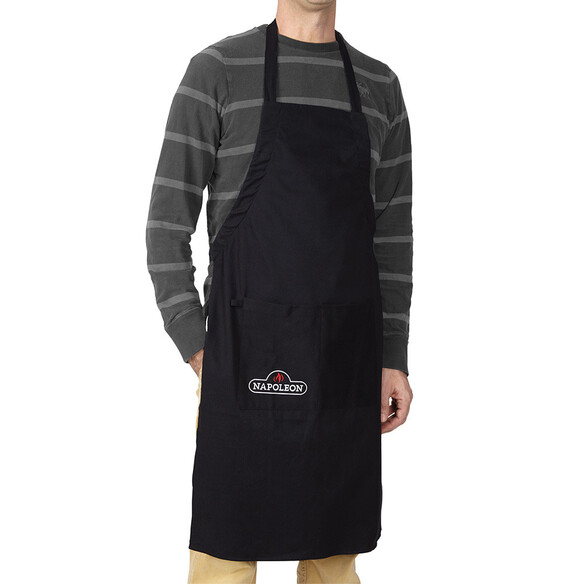 Tablier barbecue noir en coton - Napoleon