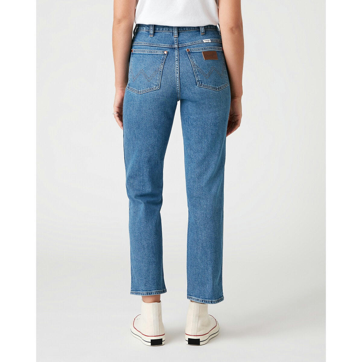 Jean large taille haute