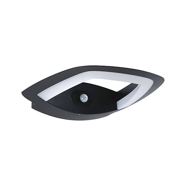 Applique d'extérieur LED Akena Détecteur de mouvement crépusculaire (IR) IP44 243x254mm 3000K 11W 800lm 230V Anthracite Aluminium