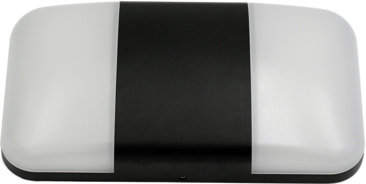 Kinkiet zewnętrzny Carinaczarno-biały LED 2x14W 840lm IP54 IdeaLED